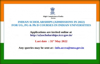 Indian Scholarship (Admissions in 2022) for UG, PG & Ph. D Courses in Indian Universities